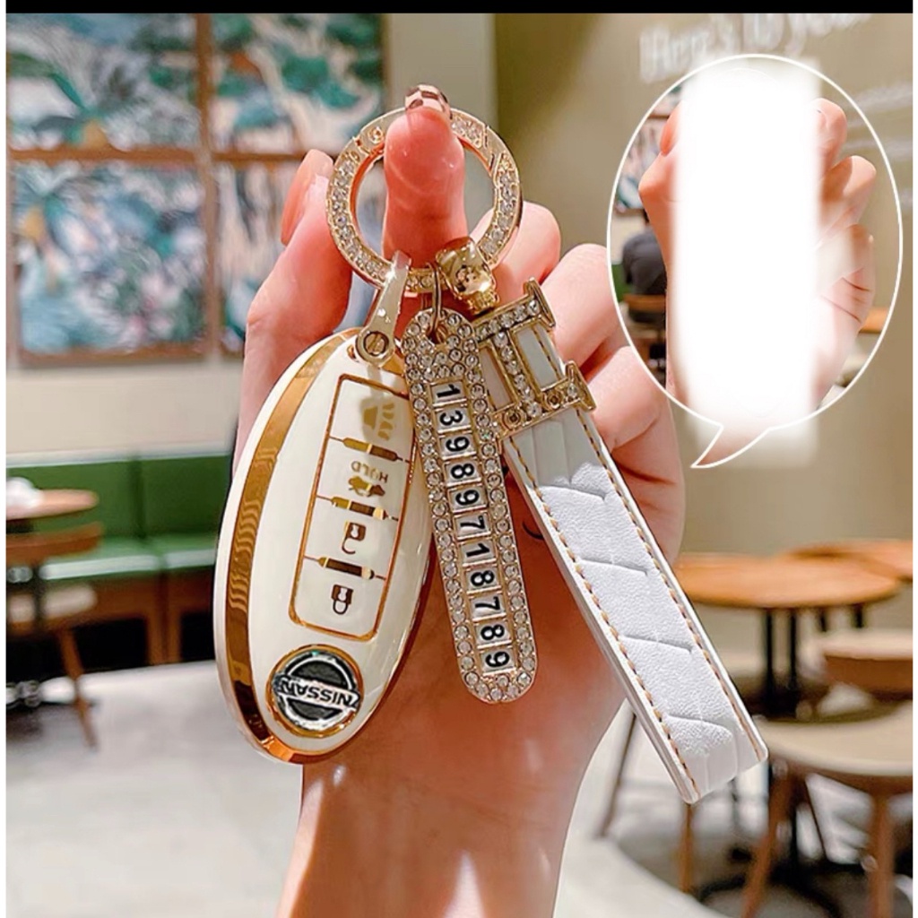 Bao Da, Vỏ Bảo Vệ, Ốp Chìa Khóa, Bọc Chìa Khóa Dùng Cho Xe Ô Tô Nissan Xtrail, Teana, Terra, Navara, Sunny, Almera