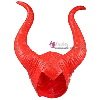 Sừng tiên hắc ám Maleficent màu đỏ hóa trang Halloween - 13324