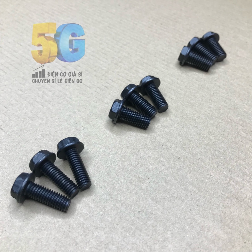 Ốc Ren Ngược 6-7-8mm Dùng Cho Máy Cưa Hoặc Máy Cắt Gạch Sơn Phủ Chống Rỉ Sét