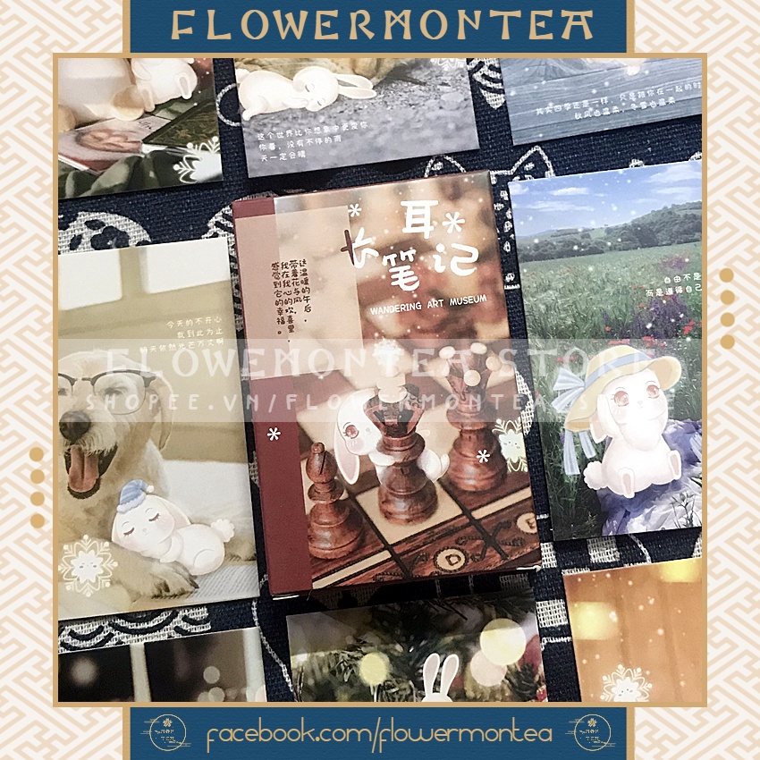 Set 9 Thẻ Hình | Lomo Card - Sổ Ghi Chú Của Thỏ Con {Giao Mẫu Ngẫu Nhiên}