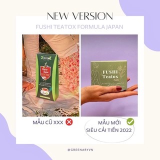 Trà Hoa Nhật detox giảm mỡ bụng, giải độc, thanh lọc cơ thể Fushi teatox (mẫu mới)