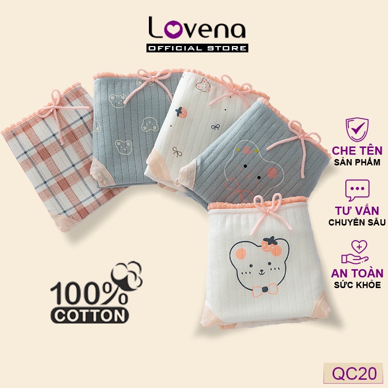 Quần Lót Nữ Cute Hình Dễ Thương Lovena QC20