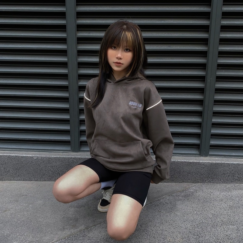 Áo hoodie da lộn Reunion
