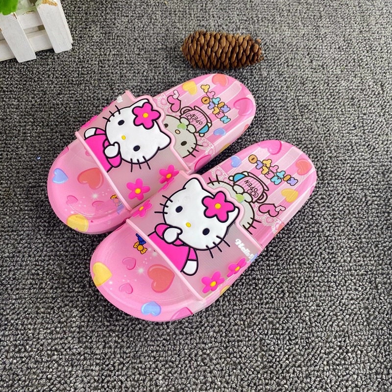 Dép lê kitty hồng bé gái