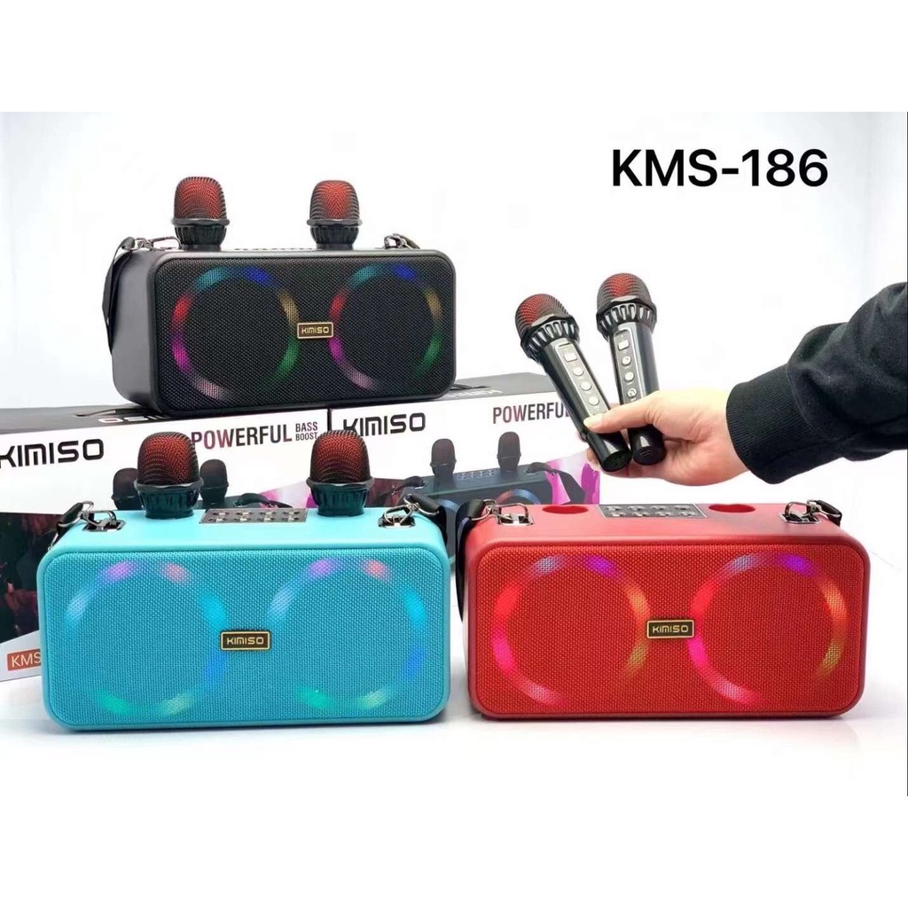 LOA BLUETOOTH KARAOKE KIMISO KMS-186 .