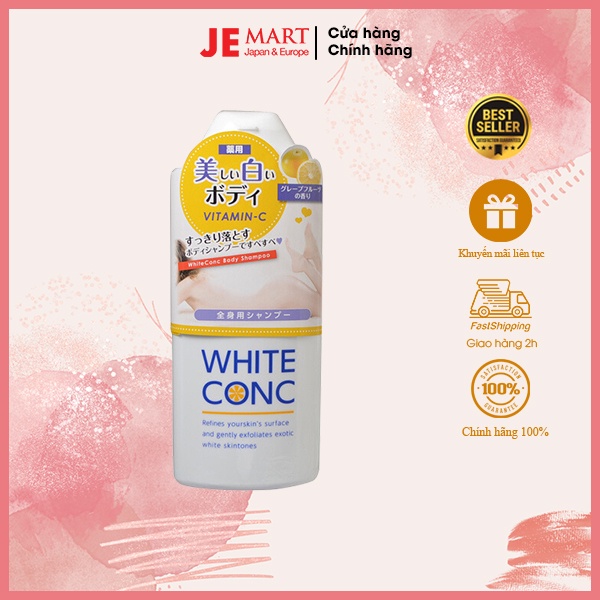 Sữa tắm White Conc Nhật Bản làm sáng da mịn màng