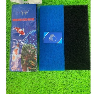 Bông Lọc Cao Cấp 2 Lớp Xanh Đen BOJING-32cmx12cm Cho Bể Cá