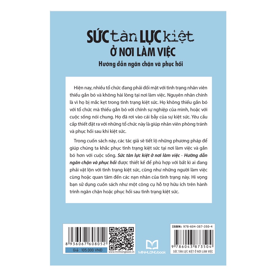 Sách - Sức Tàn Lực Kiệt Ở Nơi Làm Việc