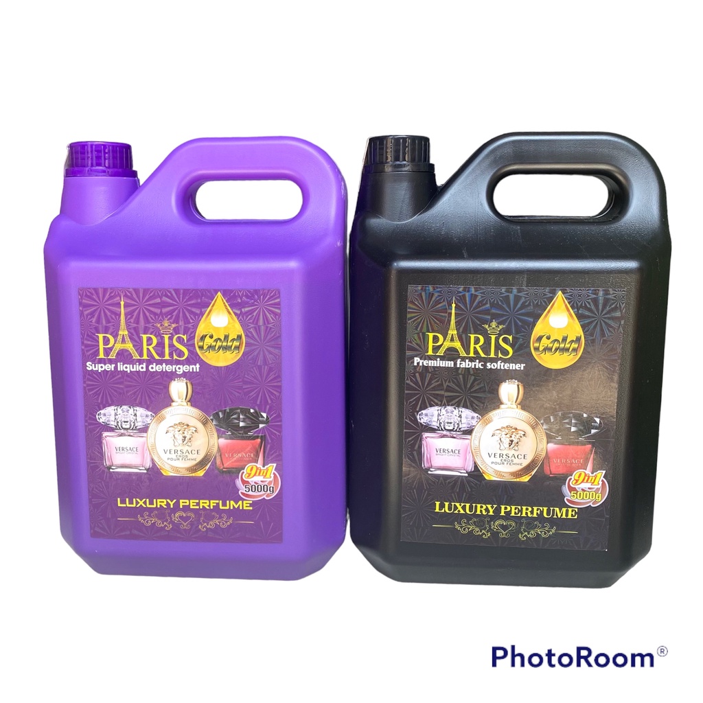 Nước Giặt Xả Paris Hương Nước Hoa 5000ml, Nước Giặt Paris, Không Hoá Chất, An Toàn Cho Da, Tẩy Siêu Sạch