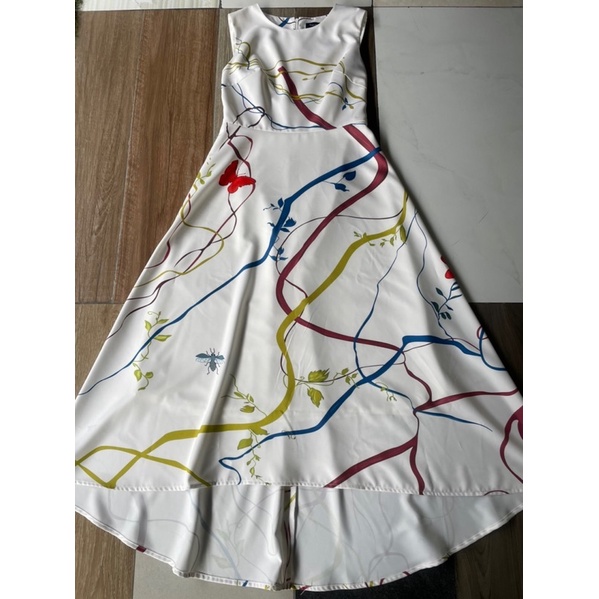 Đầm Talbots in hoạ tiết dây leo sang trọng