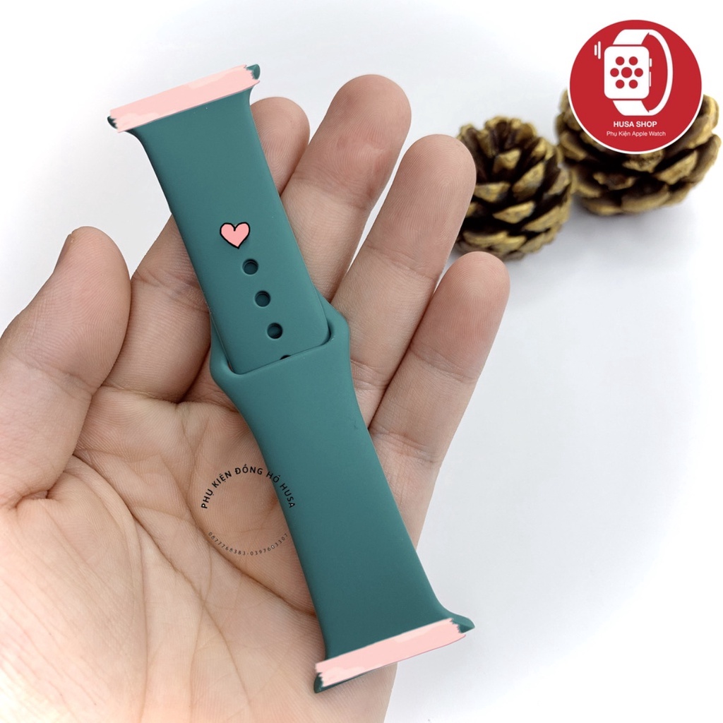 Dây đeo silicon mềm dành cho đồng hồ SS, AW 8/7/6/5/4/3/2/1 kích thước 38/40/41/42/44/45