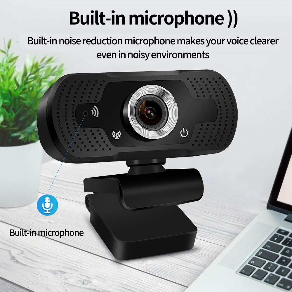 Webcam NetCAM USB 600B, Độ phân giải 1080P, Cổng USB cắm và chạy, Không cần dùng Driver