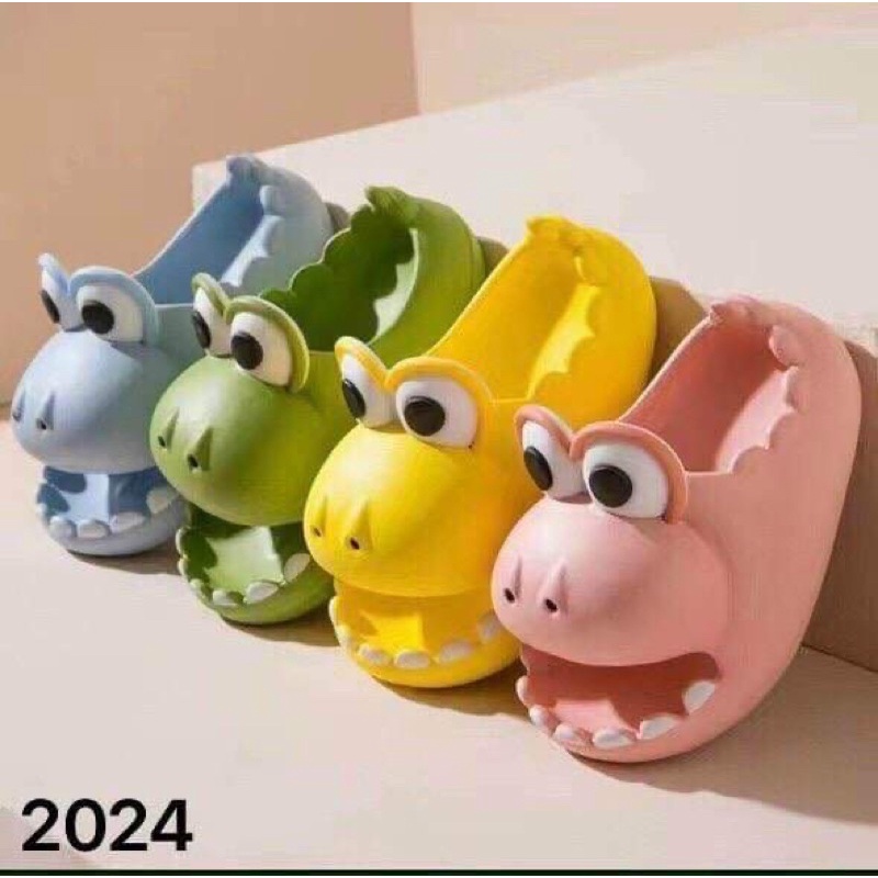 Dép quai ngang Hà mã há miệng cho bé siêu cute