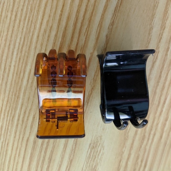 Kẹp Tóc Càng Cua 3 Răng, 5 Răng nâu đen