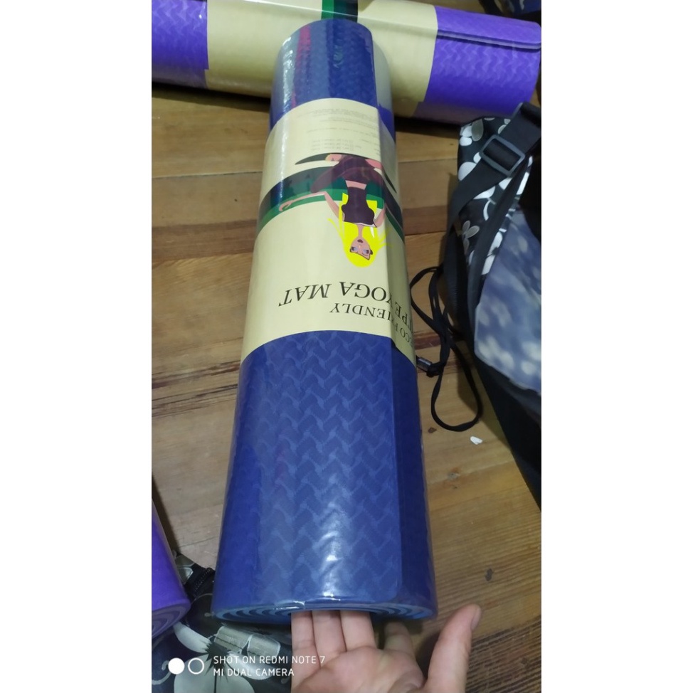 [KHUYẾN MẠI] THẢM TẬP YOGA CAO CẤP Đài Loan TPE 8mm + Tặng Kèm Túi Đựng Thảm[SHOP UY TÍN]