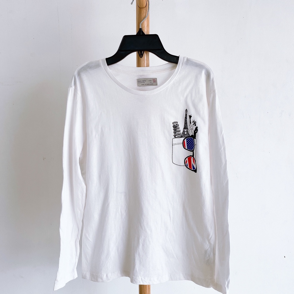 THANH LY ÁO PHÔNG TAY DÀI ZARA MẤT TAG CHƯA MẶC