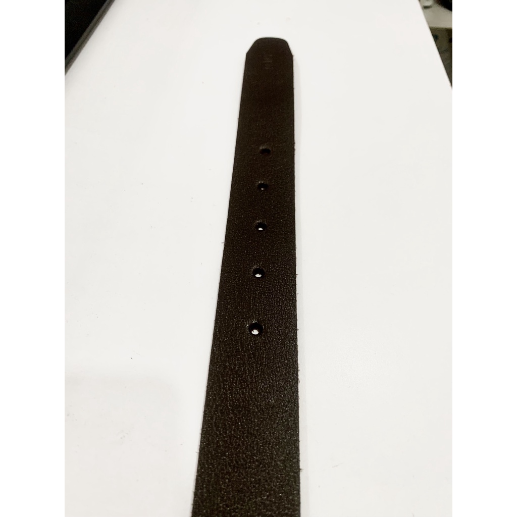 Thắt Lưng Không Đầu KHóa Nam Màu Đen Da Bò Thật 1 Lớp Không Sơn Độ Bền 3 Năm