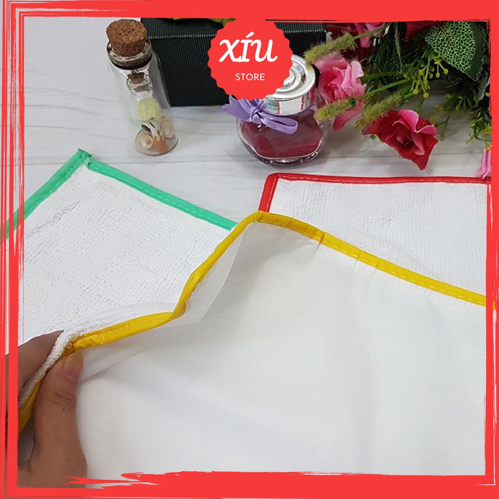 Lót chống thấm cho bé 2 lớp 1 lớp vải cotton thấm hút + 1 lớp nilong có thể giặt được, Tấm lót chống thấm cho bé