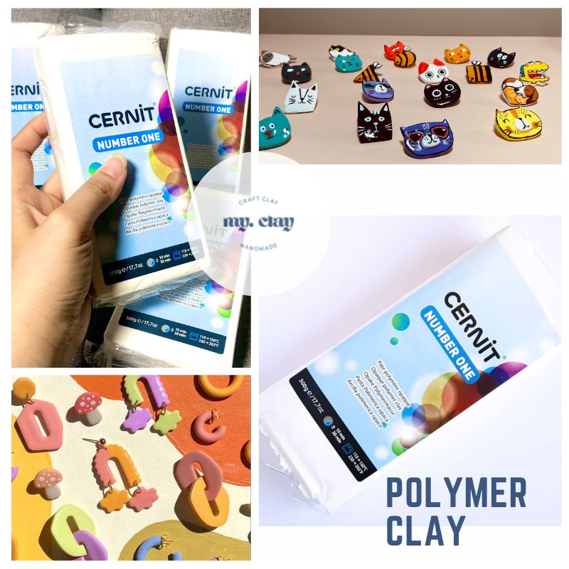 56g/2oz CERNIT Translucent Polymer Clay Professional Soft Oven Baking Clay  Mud From Belgium