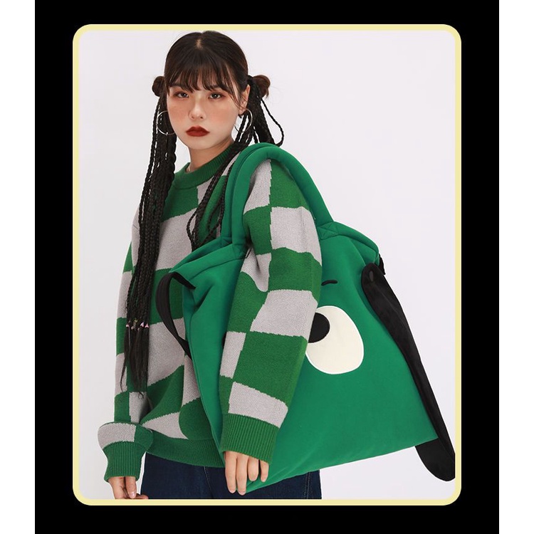 Túi Xách Đeo Vai Cỡ Lớn Hình Chú Chó Dễ Thương Thời Trang Cho Nữ