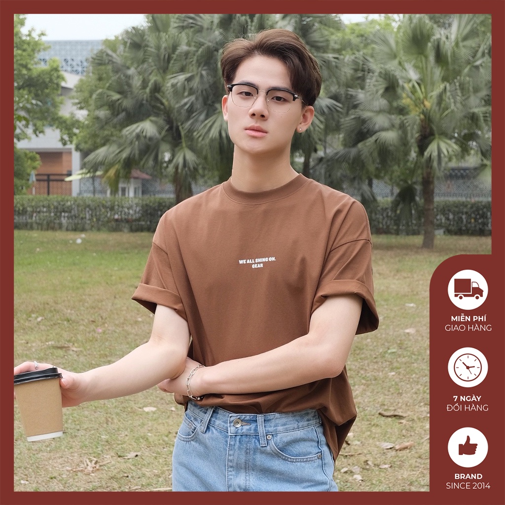 Áo thun nam cổ tròn in hình form suông Độc menswear - Áo phông nam vải thun cotton thoáng mát trẻ trun - AP638