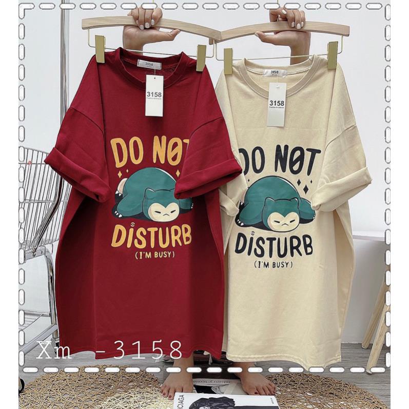 Áo Thun Cotton Khô 3158 Form Rộng Nam Nữ Unisex DONOT