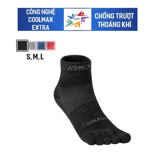 Vớ Chạy Bộ Tất Xỏ Ngón Aonijie Chạy Trail Cao Cấp Chống Phồng Rộp Ngón Chân Thấm Hút Cực Tốt E4109S