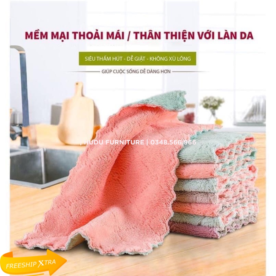 Khăn lau siêu thấm.