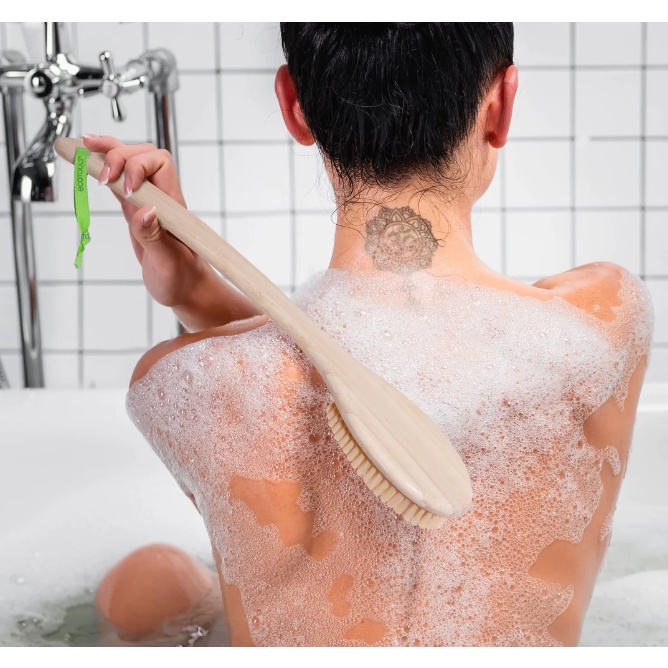 Dụng Cụ Cọ Lưng Cao Cấp Ecotools Bristle Bath Brush