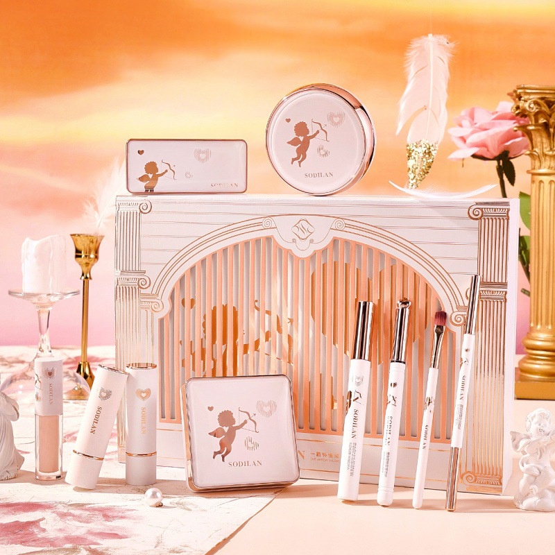 Set trang điểm 10 món thiên thần SODILAN kèm túi xách