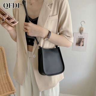 Qfdi túi đeo chéo thời trang hàn quốc đơn giản cho nữ