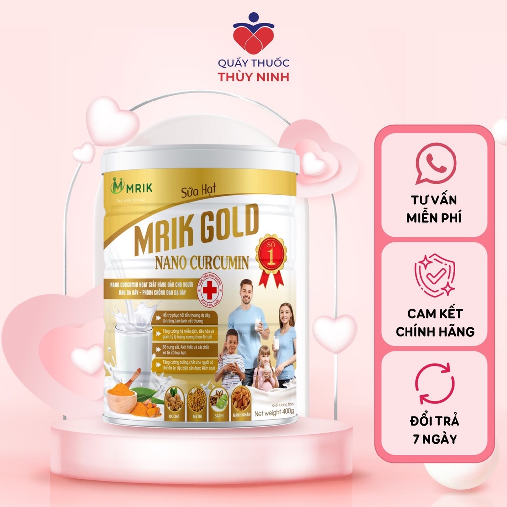 Sữa hạt MRIK GOLD (Nano Curcumin)