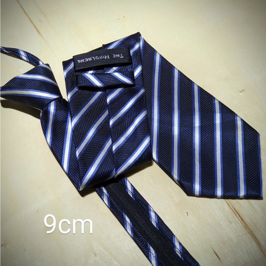 Cravat , cà vạt công sở thắt sẵn bản trung, lớn #2.