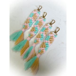 Móc khoá Macrame - Quà tặng handmade -MK011