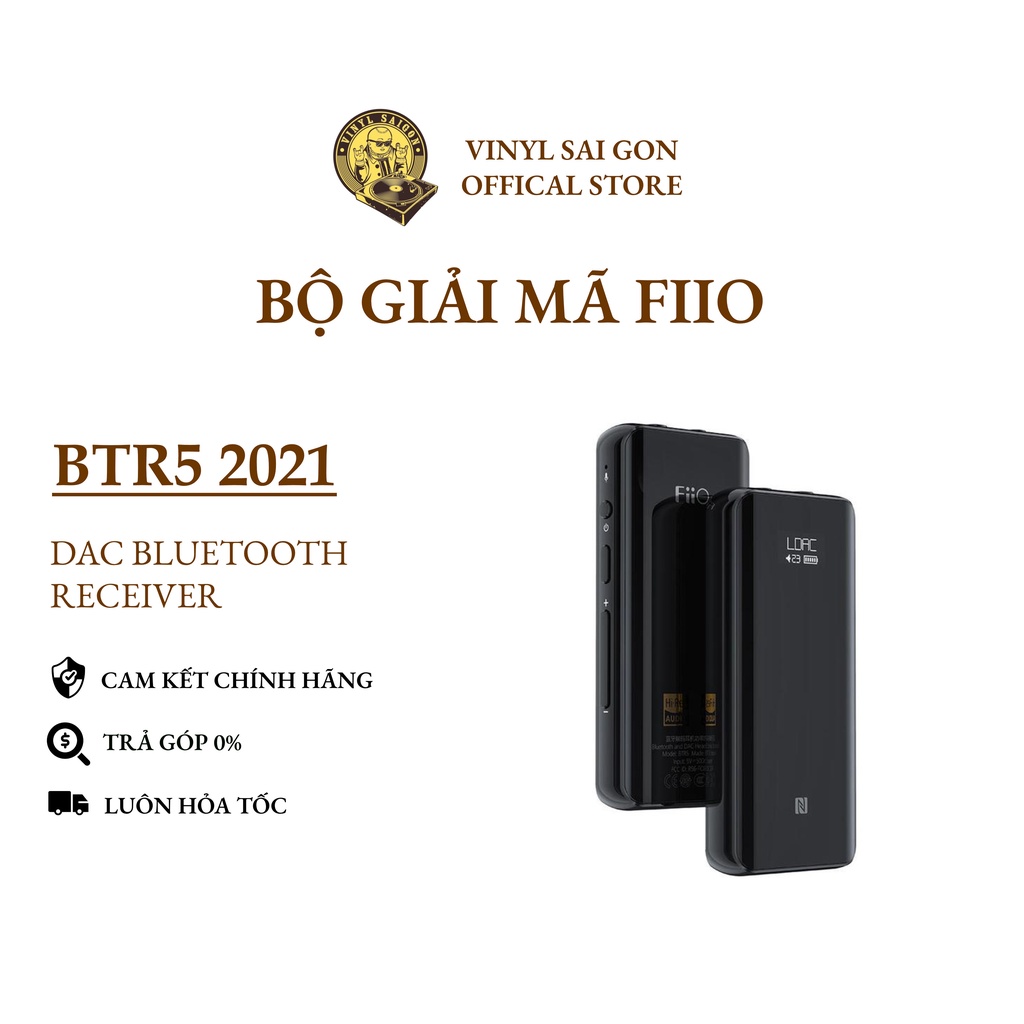 Bộ Giải Mã Bluetooth Receiver FiiO BTR5 2021 - Bảo Hành Chính Hãng 12 Tháng