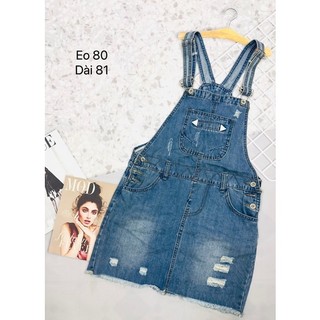 [2HANDS]VÁY YẾM JEANS SIÊU XINH(CÓ GHI SỐ ĐO TRÊN TỪNG HÌNH)