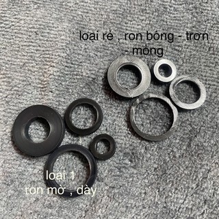 Bộ 4 ron xoay kiếng - ốc inox chống tét ron và đế cho kiếng xoay