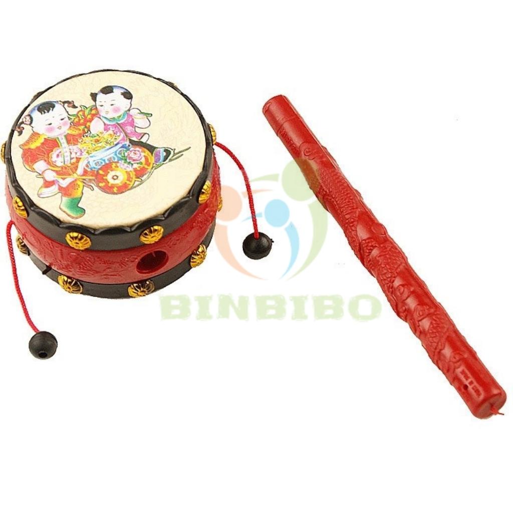 Đồ chơi trống lắc tay cho bé mẫu trò chơi dân gian truyền thống- Binbibo