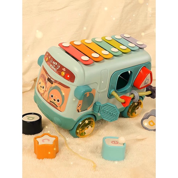 ĐỒ CHƠI CHO BÉ 18M+ Xe Bus Đa năng