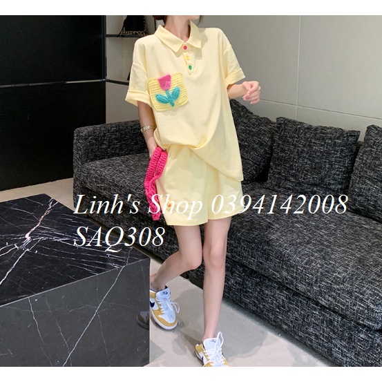 Set Áo Quần Bầu Bộ Bầu Xinh SAQ308