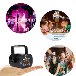 Đèn chiếu laser phòng bay cảm ứng nhạc - Đèn led sân khấu vũ trường karaoke