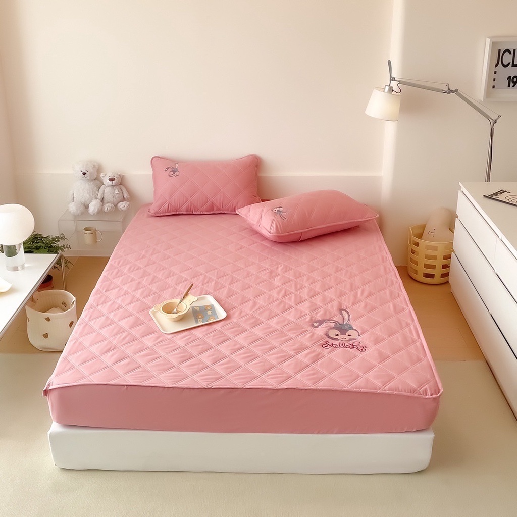 SET 3 MÓN GA TRẦN DISNEY COTTON LỤA THÊU- TOKYO.BEDDING