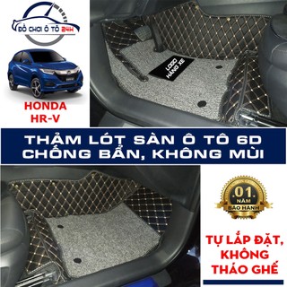 Thảm lót sàn ô tô 5D,6D Honda HRV Giảm ồn, Không mùi, Chống thấm nước