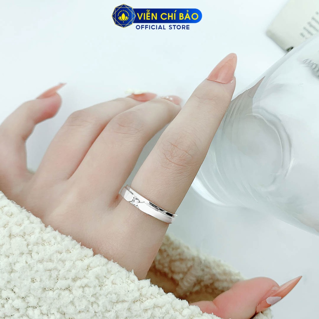Nhẫn bạc nữ Forever Love chất liệu bạc 925 thời trang phụ kiện trang sức Viễn Chí Bảo N700318