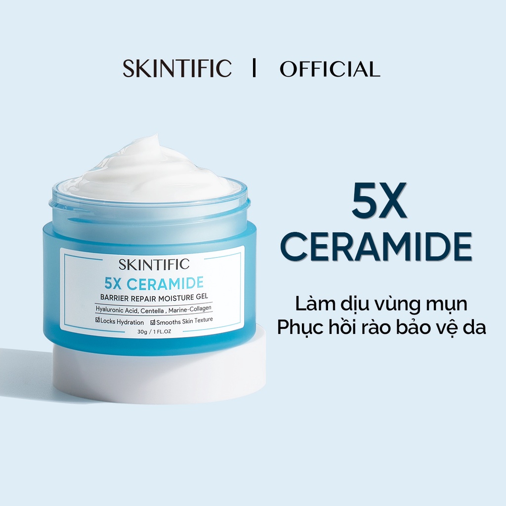 Combo giảm đốm đen SKINTIFIC gồm Serum SymWhite 377 20ml + Kem dưỡng sáng da MSH Niacinamide 30g + Kem dưỡng ẩm 5X Ceram