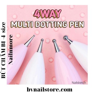 Bút chấm bi móng tay Multi dotting pen 4 way