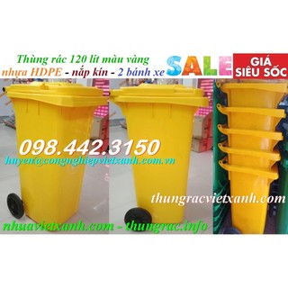 Thùng rác 120 lít