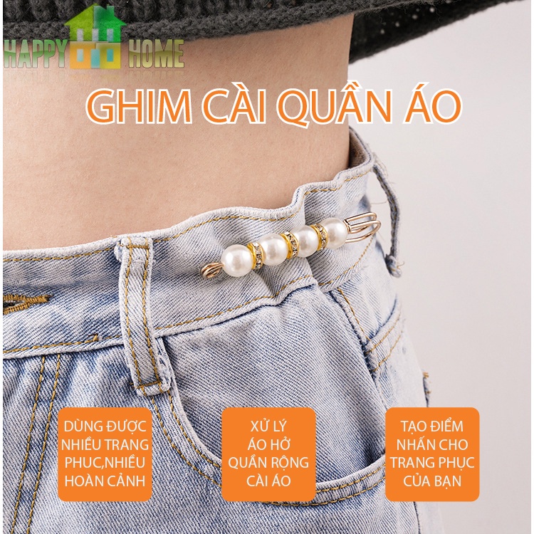Ghim Cài Quần Áo Cao Cấp Đính Hạt
