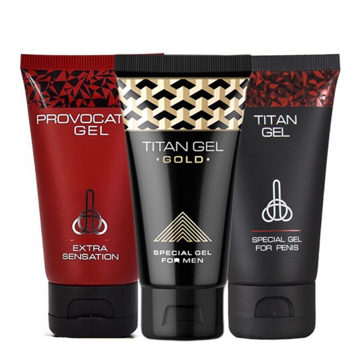 Gel Titan - Gel tăng kích thước dương vật và cương dương, hỗ trợ cho các chàng(che tên)(Hàng Nga)