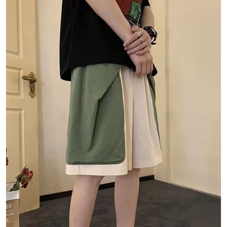 ✦ AFFLIGA ✦Quần Dài Thể Thao Dáng Suông Phối Túi Dây Rút Tùy Chỉnh Thời Trang Mùa Hè Cho Nam